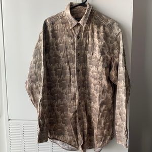 Vintage Bison Oversized Button Down Shirt - SIZE XL